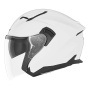 Casque jet NOX N130 Pearl White