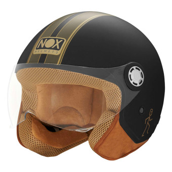 jet NOX N210 Evo Matt Black Khaki Line