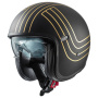 Casque jet Premier Vintage EX Gold Chromed BM