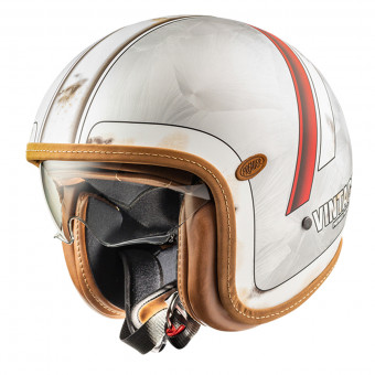 Casque jet Premier Vintage Platinium DRDO8BM Casque jet Premier Vintage Platinium DRDO8BM