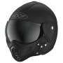 Casque jet Roof Roadster Iron Mat Black Black