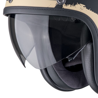 Scorpion Belfast Evo Adonis Matt Black Beige + Kit Bluetooth Lokui K30