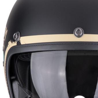 Scorpion Belfast Evo Adonis Matt Black Beige + Kit Bluetooth Lokui K30