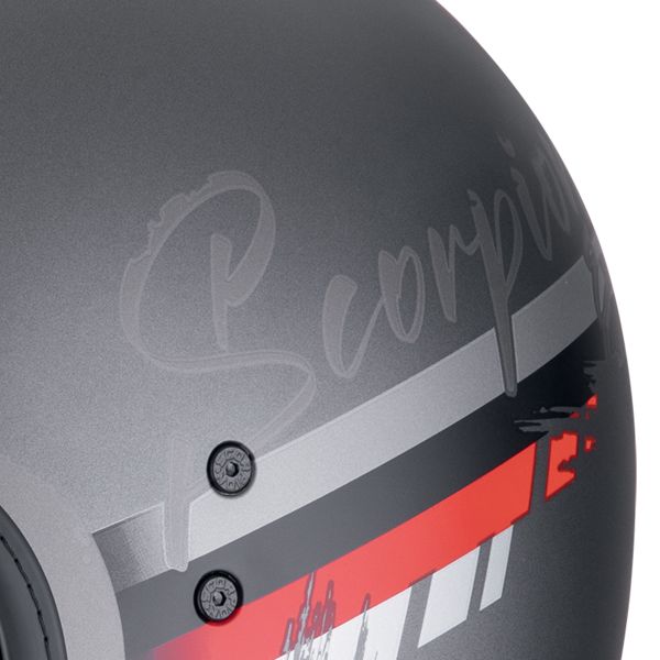 Scorpion Belfast Evo Adonis Plata Estera Rojo