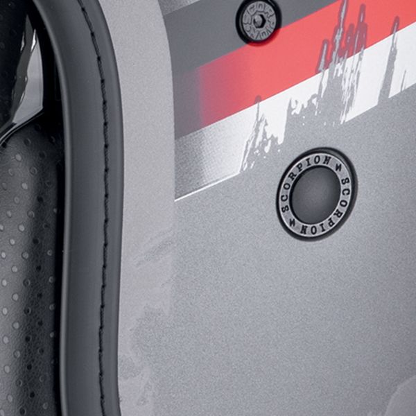 Scorpion Belfast Evo Adonis Plata Estera Rojo