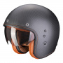 Casque jet Scorpion Belfast Evo Carbon Matt Black