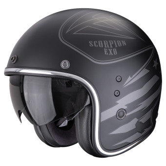 jet Scorpion Belfast Evo Dawg Matt Black Silver