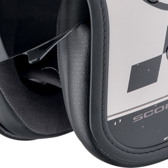 Scorpion Belfast Evo Drive Fast Cream Negro Mate + Kit Bluetooth Exo-Com Link-1C