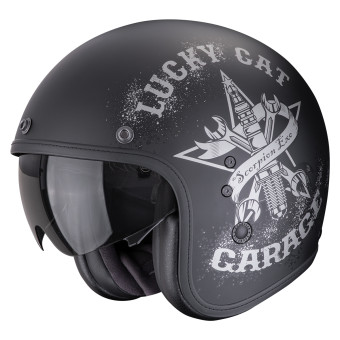 jet Scorpion Belfast Evo Hangar Matt Black Silver