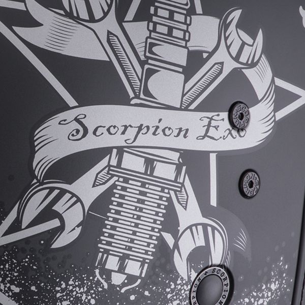 Scorpion Belfast Evo Hangar Matt Black Silver