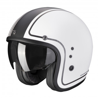jet Scorpion Belfast Evo Retrol White Silver
