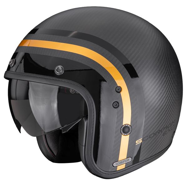 jet Scorpion Belfast II Carbon Regal Matt Black Gold