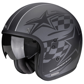 jet Scorpion Belfast II Flagstone Silver Matt Black