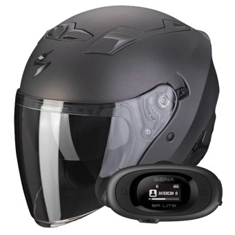 jet Scorpion Exo 230 Anthracite Matt + Kit bluetooth 5R Lite