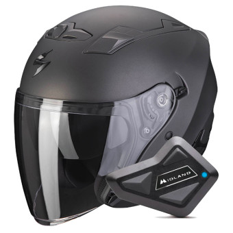 jet Scorpion Exo 230 Anthracite Matt + Kit Bluetooth BT Mini