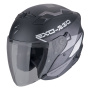 Casque jet Scorpion Exo 230 Band Negro mate Plata