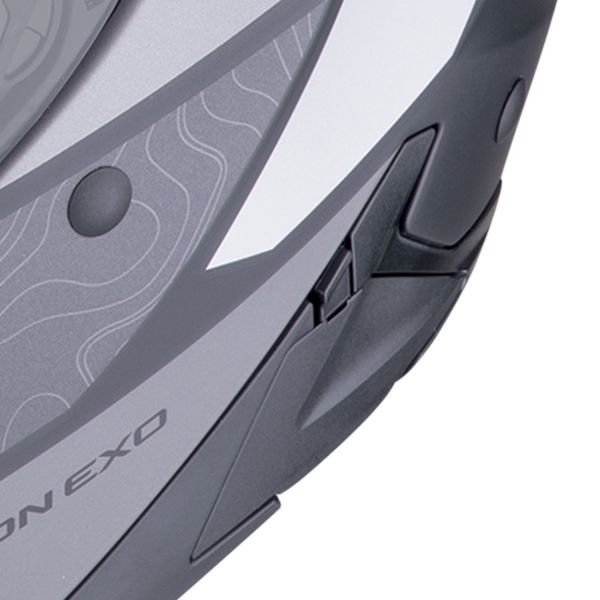 Scorpion Exo 230 Band Negro mate Plata