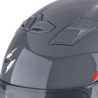 Scorpion Exo 230 Cit-E Grey Red + Kit Bluetooth Lokui K30