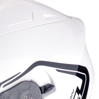 Scorpion Exo 230 Cit-E Blanco Negro + Kit Bluetooth Exo-Com Link-1C