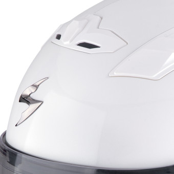 Scorpion Exo 230 Cit-E Blanco Negro + Kit Bluetooth Exo-Com Link-1C