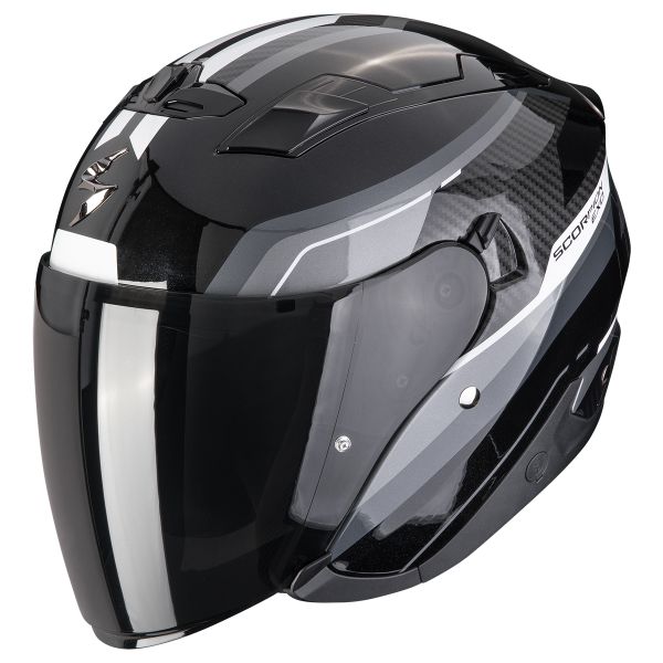 jet Scorpion Exo 230 Hipe Black Silver jet Scorpion Exo 230 Hipe Black Silver