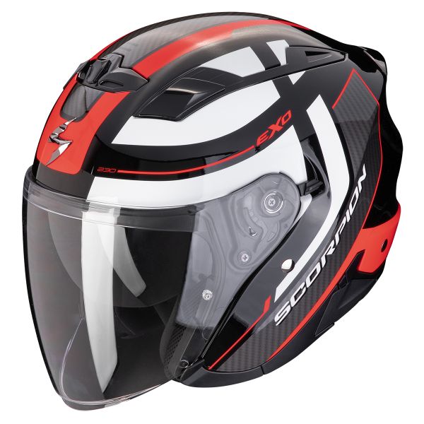 Scorpion Exo 230 Pul Negro Rojo + Kit Bluetooth Exo-Com Link-1C