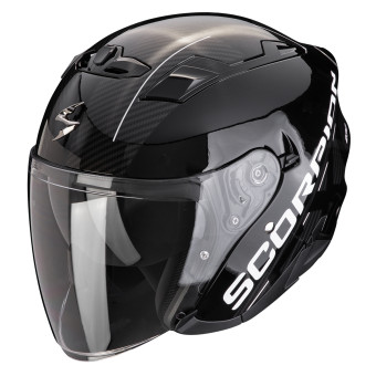 Scorpion Exo 230 QR Negro Plata + Kit Bluetooth Exo-Com Link-1C