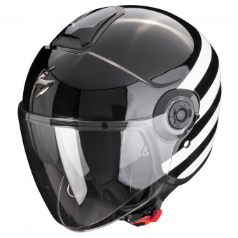Scorpion Exo City II Bee Black White + Kit Bluetooth 5S