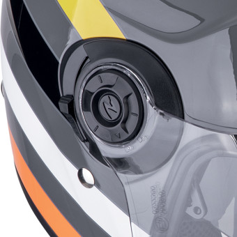 Scorpion Exo City II Bee Gris Amarillo Negro + Kit Bluetooth Exo-Com Link-1C