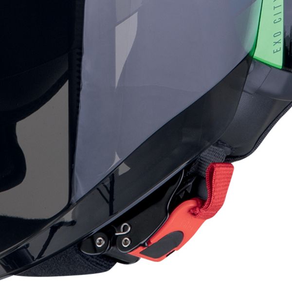 Scorpion Exo City II Blur Black White Green + Kit Bluetooth 5S