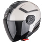Casque jet Scorpion Exo City II Cosmos Cream Black