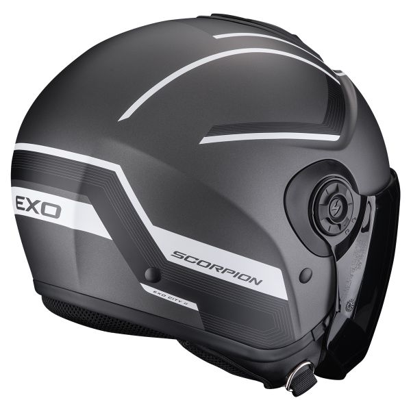 Scorpion Exo City II Cosmos Matt Silver White