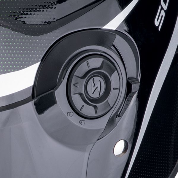 Scorpion Exo City II Intercity Black Chameleon + Kit Bluetooth Lokui K30