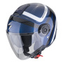 Casque jet Scorpion Exo City II Riva Azul Negro