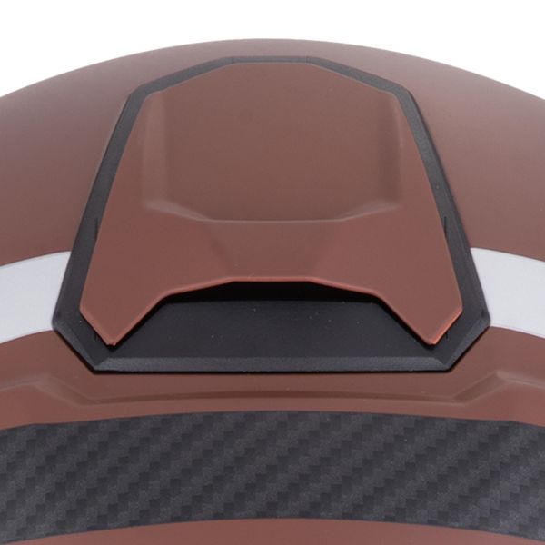 Scorpion Exo City II Riva Marrn Plata + Kit Bluetooth Exo-Com Link-1