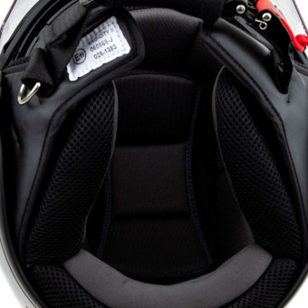 Scorpion Exo City II Negro Slido + Kit Bluetooth Exo-Com Link-1C