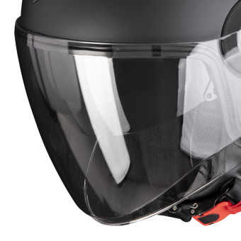 Scorpion Exo City II Negro Mate Slido + Kit Bluetooth Exo-Com Link-1C