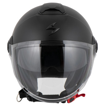 Scorpion Exo City II Negro Mate Slido + Kit Bluetooth Exo-Com Link-1C