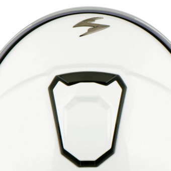 Scorpion Exo City II Blanco Slido + Kit Bluetooth Exo-Com Link-1C