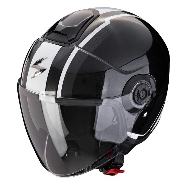 jet Scorpion Exo City II Vel Metal Black White jet Scorpion Exo City II Vel Metal Black White