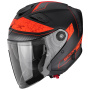 Casque jet Scorpion Exo GT Jet Crest Matt Black Red