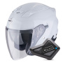 Casque jet Scorpion Exo Z1 Light Grey + Kit Bluetooth BT Mini