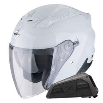 jet Scorpion Exo Z1 Light Grey + Kit bluetooth Exo-Com Link-1