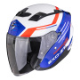 Casque jet Scorpion Exo Z1 Prymus White Blue Red