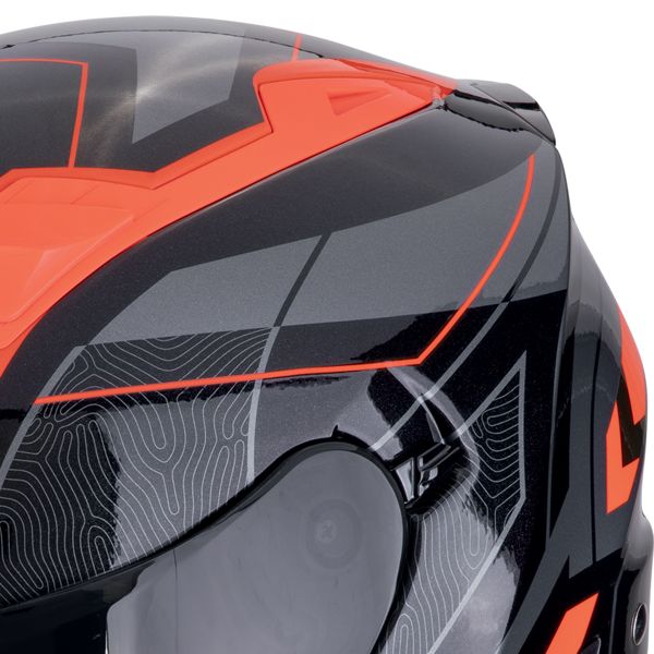 Scorpion Exo Z1 Vue Black Red + Kit bluetooth Exo-Com Link-1