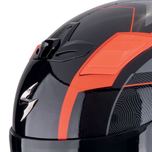 Scorpion Exo Z1 Vue Black Red + Kit bluetooth Exo-Com Link-1