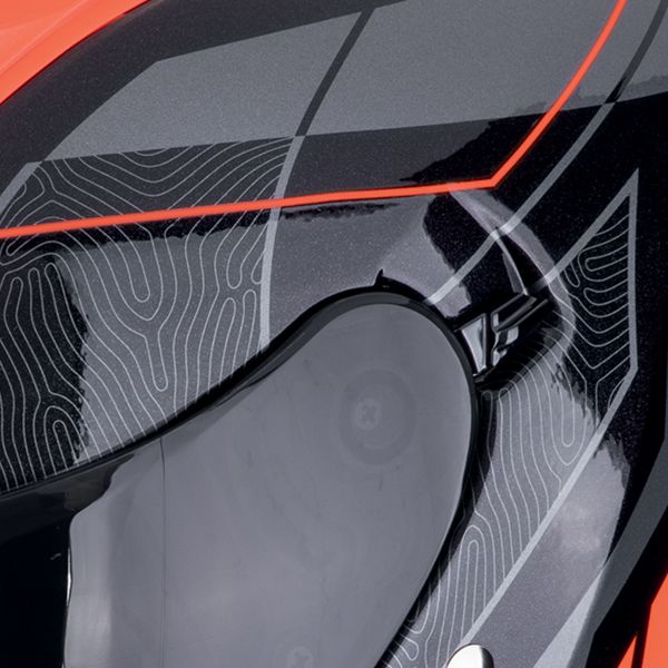 Scorpion Exo Z1 Vue Black Red + Kit bluetooth Exo-Com Link-1