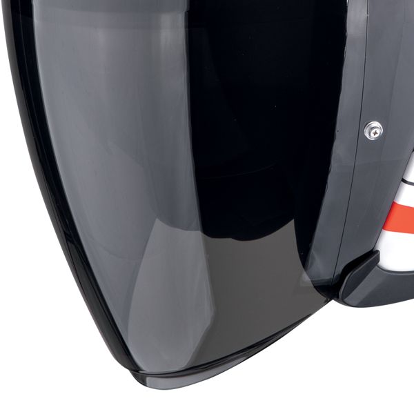 Scorpion Exo Z1 Vue Matt White Red Black + Kit bluetooth 5R Lite Solo