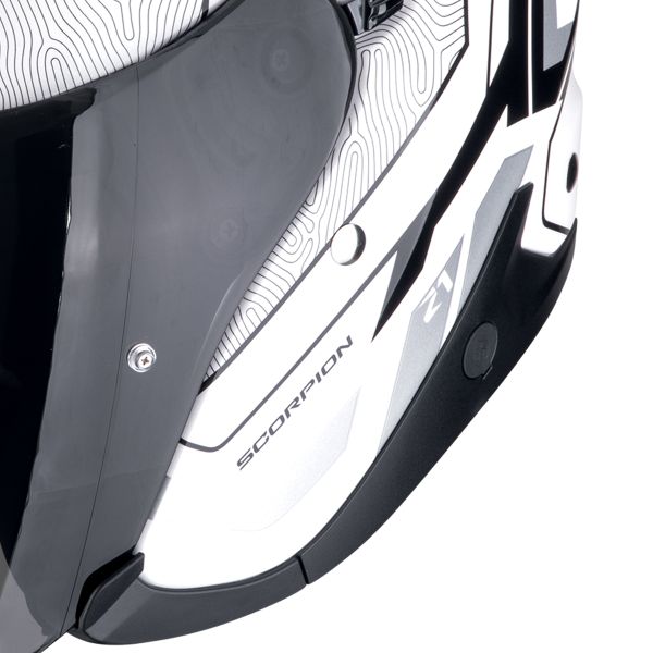 Scorpion Exo Z1 Vue Blanco Negro Plata