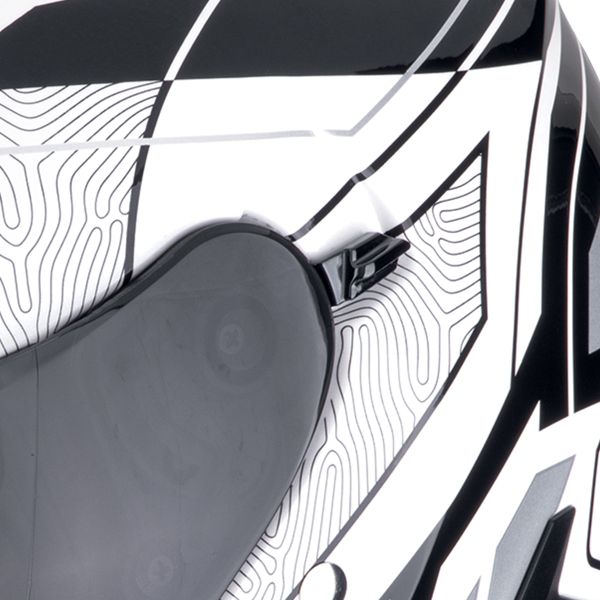 Scorpion Exo Z1 Vue Blanco Negro Plata